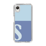 Slim Protection Case［ Original - initial two tone - S blue ］