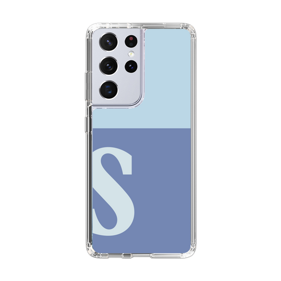 Slim Protection Case［ Original - initial two tone - S blue ］