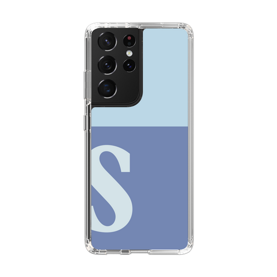 Slim Protection Case［ Original - initial two tone - S blue ］