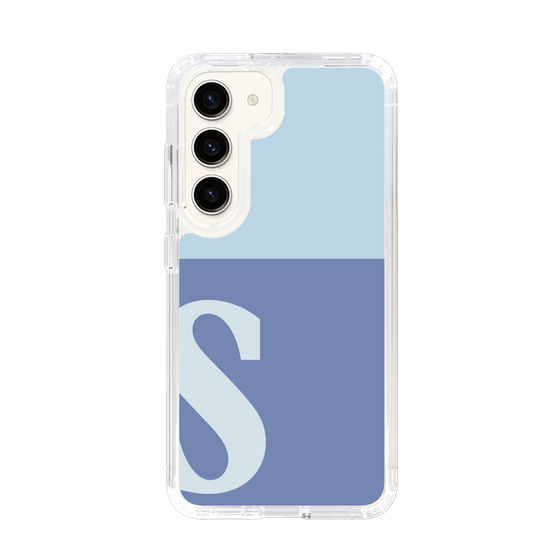 Slim Protection Case［ Original - initial two tone - S blue ］