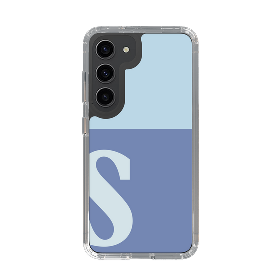 Slim Protection Case［ Original - initial two tone - S blue ］