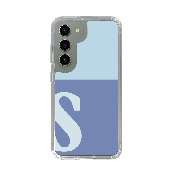 Slim Protection Case［ Original - initial two tone - S blue ］