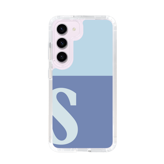 Slim Protection Case［ Original - initial two tone - S blue ］