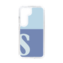 Slim Protection Case［ Original - initial two tone - S blue ］