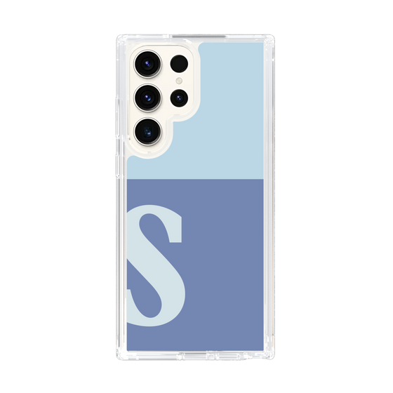 Slim Protection Case［ Original - initial two tone - S blue ］