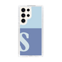 Slim Protection Case［ Original - initial two tone - S blue ］