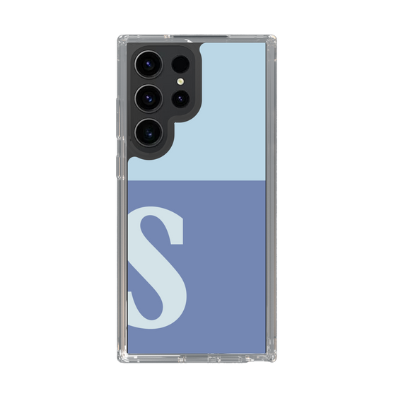 Slim Protection Case［ Original - initial two tone - S blue ］