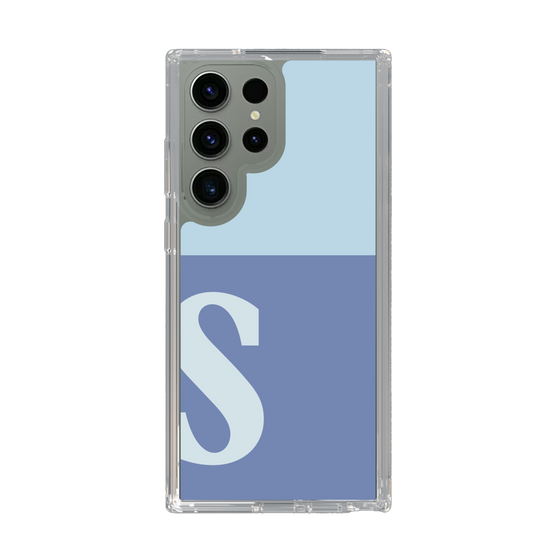 Slim Protection Case［ Original - initial two tone - S blue ］