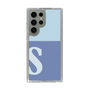 Slim Protection Case［ Original - initial two tone - S blue ］