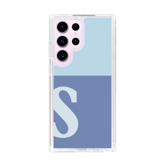 Slim Protection Case［ Original - initial two tone - S blue ］