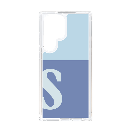 Slim Protection Case［ Original - initial two tone - S blue ］