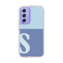 Slim Protection Case［ Original - initial two tone - S blue ］