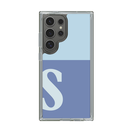 Slim Protection Case［ Original - initial two tone - S blue ］