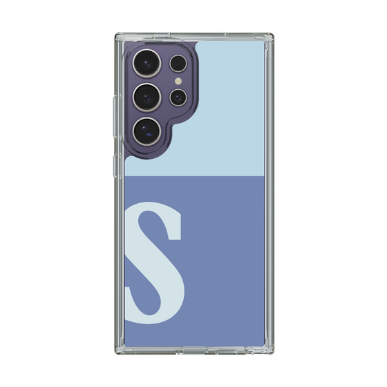 Slim Protection Case［ Original - initial two tone - S blue ］
