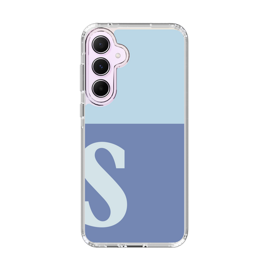 Slim Protection Case［ オリジナル - initial two tone - S blue ］