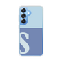 Slim Protection Case［ Original - initial two tone - S blue ］