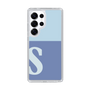 Slim Protection Case［ Original - initial two tone - S blue ］
