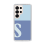 Slim Protection Case［ Original - initial two tone - S blue ］
