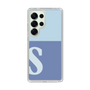 Slim Protection Case［ Original - initial two tone - S blue ］