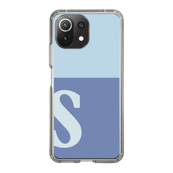 Slim Protection Case［ Original - initial two tone - S blue ］
