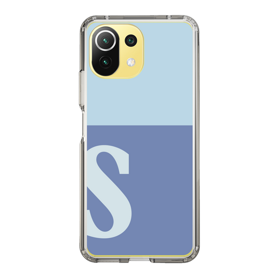 Slim Protection Case［ Original - initial two tone - S blue ］