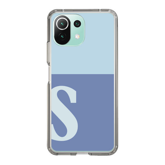 Slim Protection Case［ Original - initial two tone - S blue ］