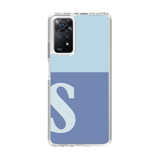 Slim Protection Case［ Original - initial two tone - S blue ］