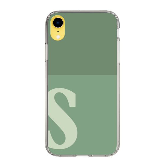 Slim Protection Case［ Original - initial two tone - S green ］