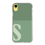 Slim Protection Case［ Original - initial two tone - S green ］