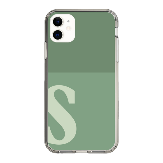 Slim Protection Case［ Original - initial two tone - S green ］