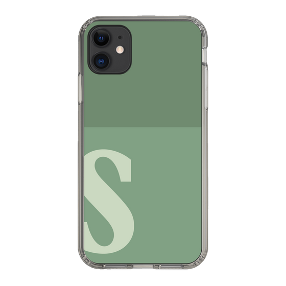 Slim Protection Case［ Original - initial two tone - S green ］