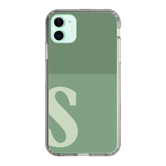 Slim Protection Case［ Original - initial two tone - S green ］