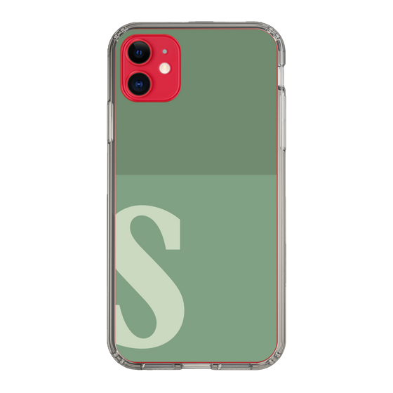 Slim Protection Case［ Original - initial two tone - S green ］