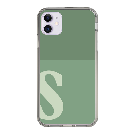 Slim Protection Case［ Original - initial two tone - S green ］