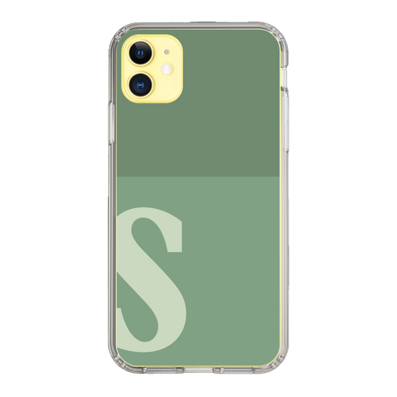 Slim Protection Case［ Original - initial two tone - S green ］