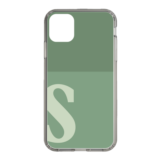 Slim Protection Case［ Original - initial two tone - S green ］