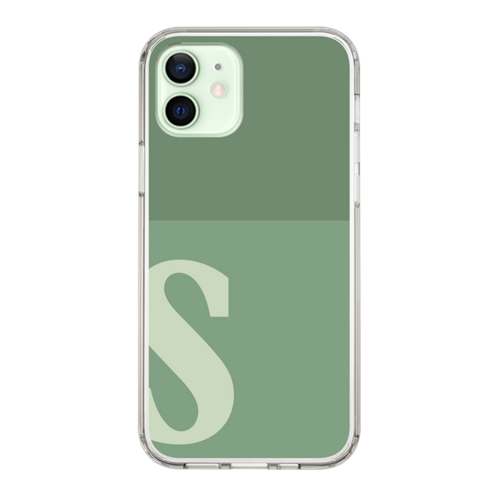Slim Protection Case［ Original - initial two tone - S green ］