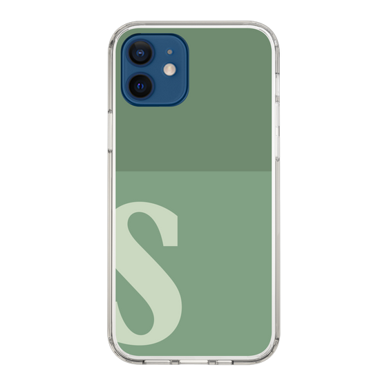 Slim Protection Case［ Original - initial two tone - S green ］