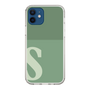 Slim Protection Case［ Original - initial two tone - S green ］