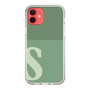Slim Protection Case［ Original - initial two tone - S green ］