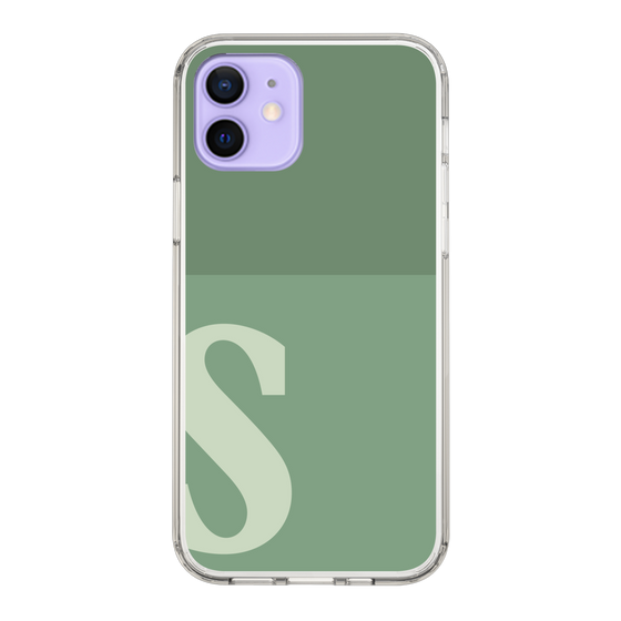 Slim Protection Case［ Original - initial two tone - S green ］