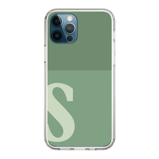 Slim Protection Case［ Original - initial two tone - S green ］