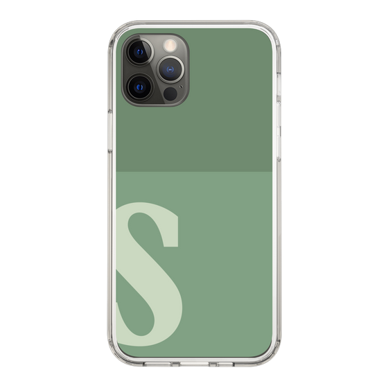 Slim Protection Case［ Original - initial two tone - S green ］