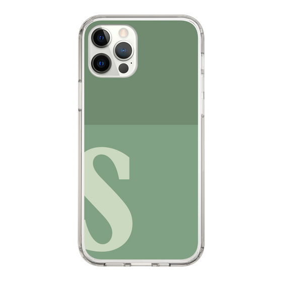 Slim Protection Case［ Original - initial two tone - S green ］