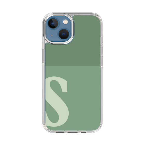 Slim Protection Case［ Original - initial two tone - S green ］