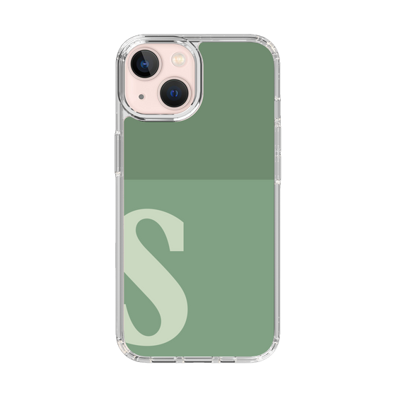 Slim Protection Case［ Original - initial two tone - S green ］