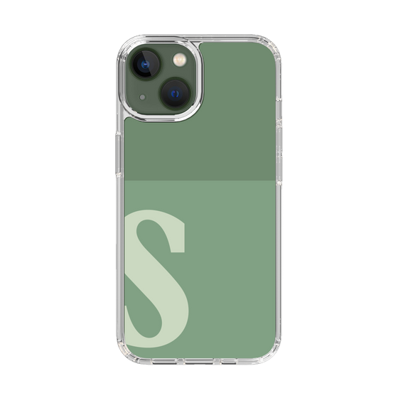 Slim Protection Case［ Original - initial two tone - S green ］
