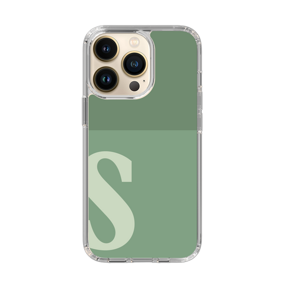 Slim Protection Case［ Original - initial two tone - S green ］