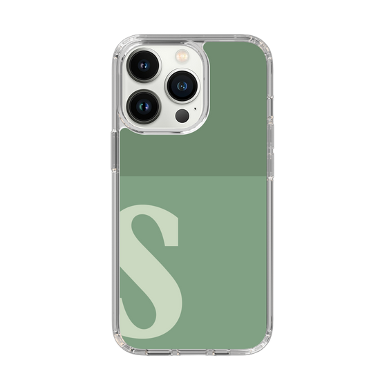 Slim Protection Case［ Original - initial two tone - S green ］