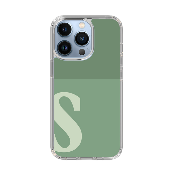 Slim Protection Case［ Original - initial two tone - S green ］